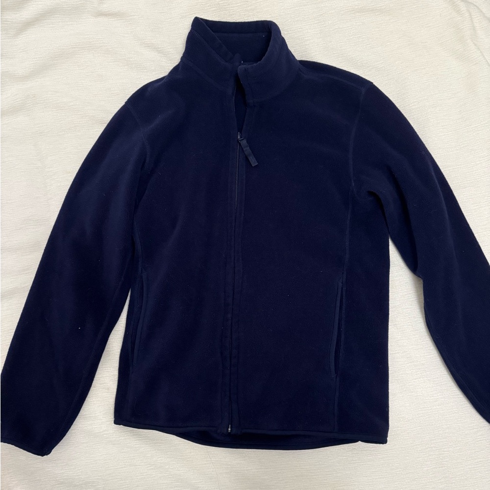 Uniqlo Women's Navy Fleece Hoodie